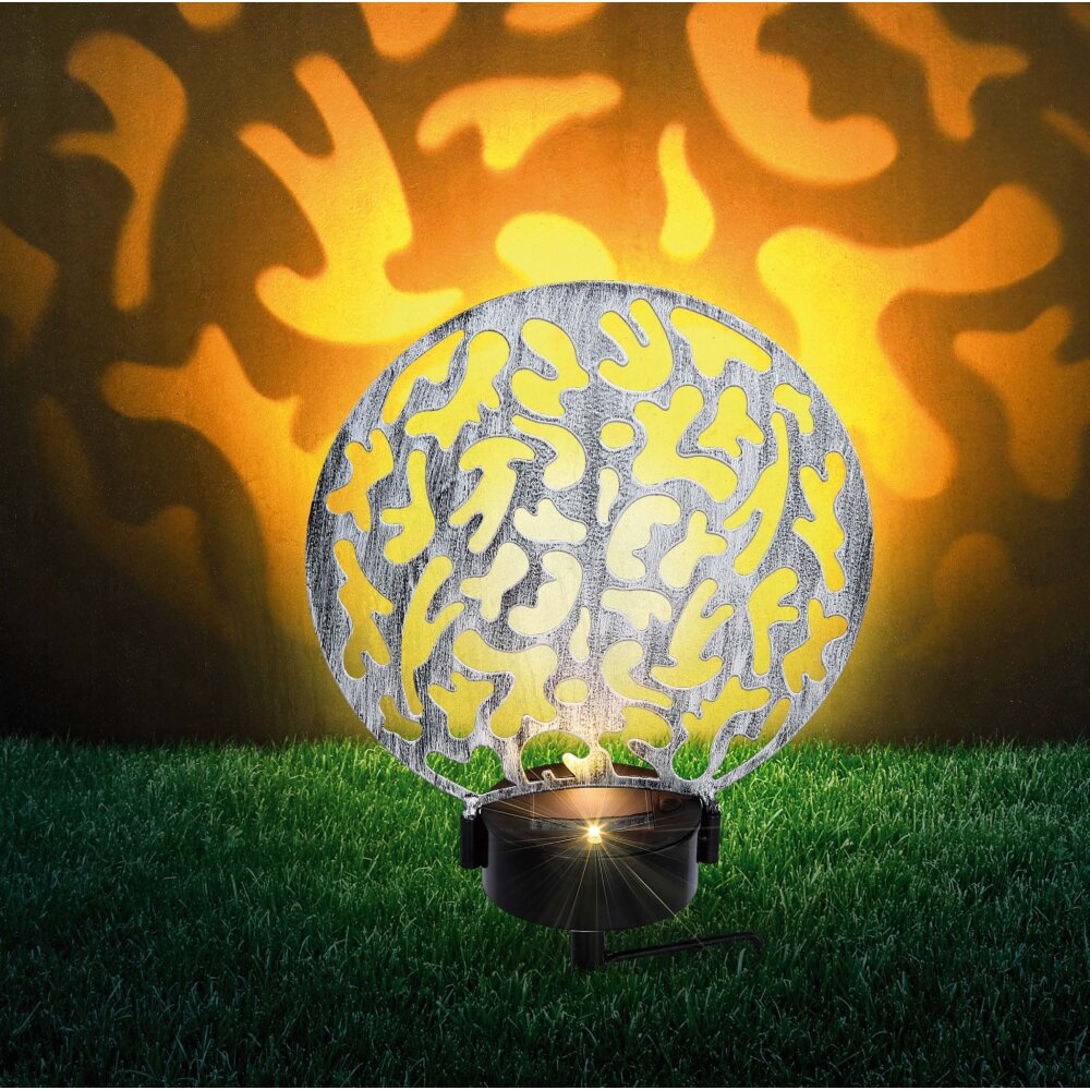 Globo Sun Solarleuchte LED Silber, 2-flammig main product photo