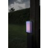 Lutec Qubo Wegeleuchte LED Anthrazit, 1-flammig, Farbwechsler