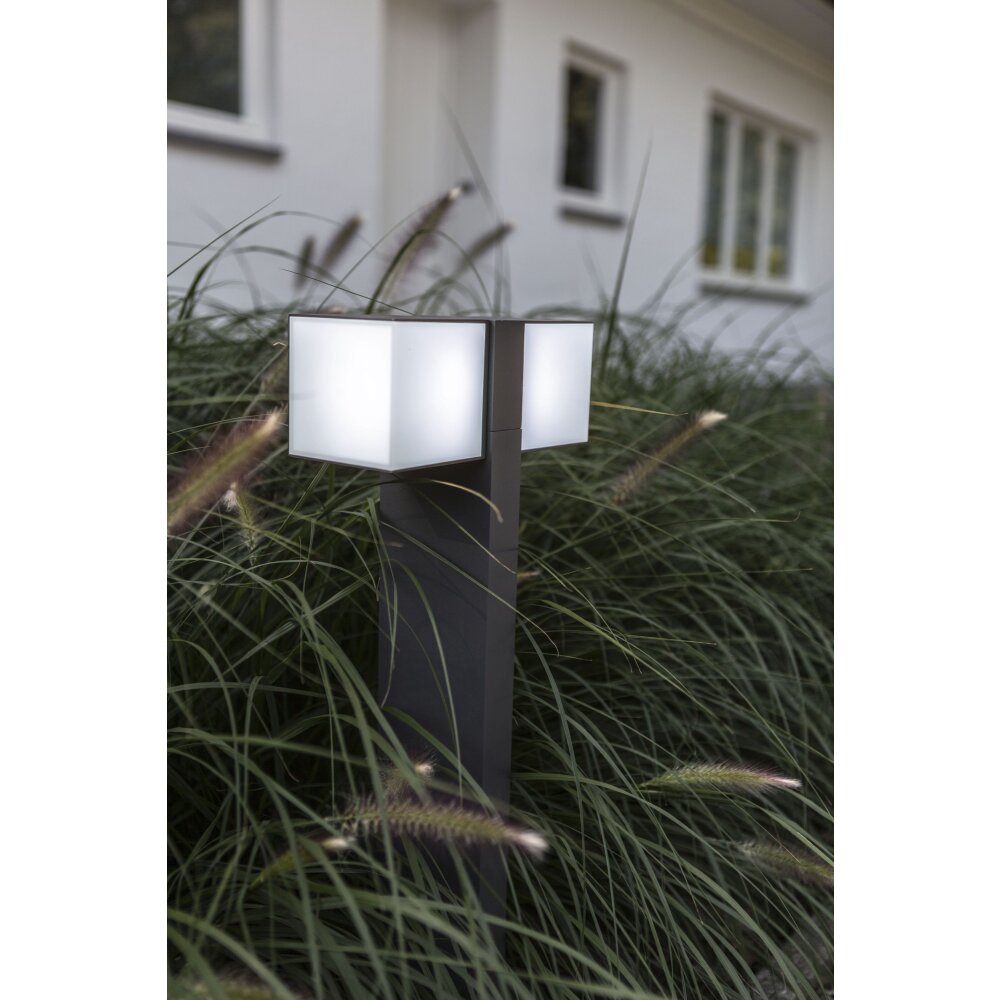 Lutec Cuba Wegeleuchte LED Anthrazit, 2-flammig main product photo