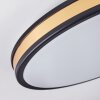 Kirtland Deckenpanel LED Gold, Schwarz, 1-flammig