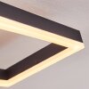 Pourao  Deckenleuchte LED Schwarz, Weiß, 1-flammig, Fernbedienung