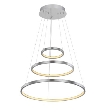 Globo RALPH Hängeleuchte LED Nickel-Matt, 1-flammig
