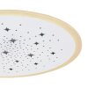Globo MURPHY Deckenpanel LED Weiß, 1-flammig, Fernbedienung, Farbwechsler