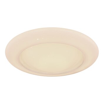 Globo RAVA Deckenleuchte LED Weiß, 1-flammig, Fernbedienung, Farbwechsler