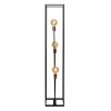 Lucide ARTHUR Stehlampe Schwarz, 3-flammig