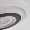 Wawo Deckenpanel LED Grau, Weiß, 1-flammig, Fernbedienung