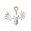 Lucide MOOSE Wandleuchte Weiß, 1-flammig