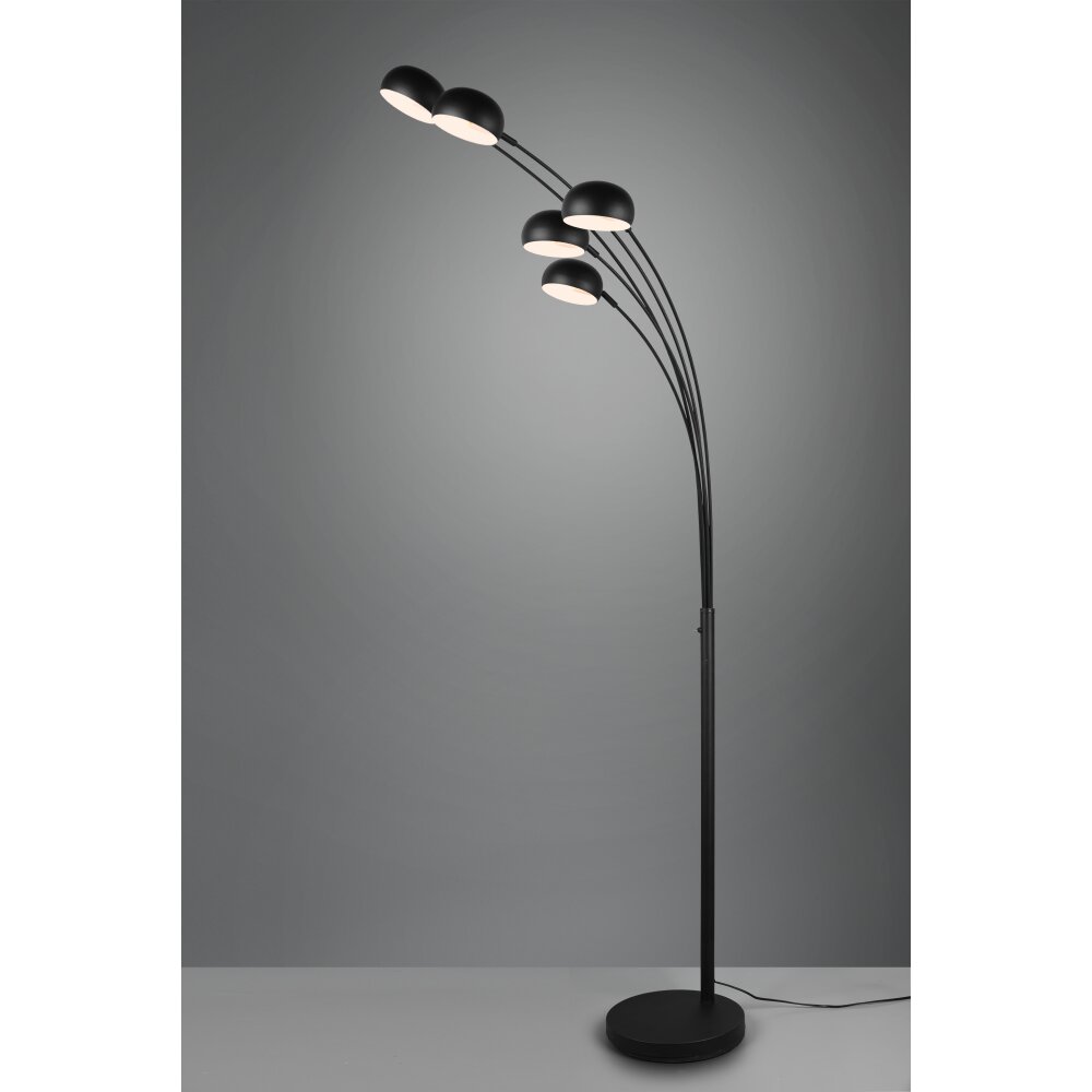Reality Dito Stehleuchte Schwarz, 5-flammig main product photo