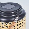 Sessivi Solar-Tischleuchte LED Braun, Schwarz, 1-flammig