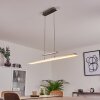 Barrud Pendelleuchte LED Silber, 1-flammig