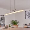 Barrud Pendelleuchte LED Silber, 1-flammig