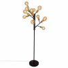 By Rydens Heroes Stehleuchte Messing, Schwarz, 12-flammig