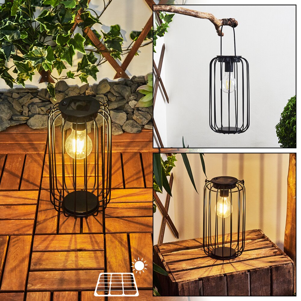 Klovsta Solar-Tischleuchte LED Schwarz, 1-flammig main product photo