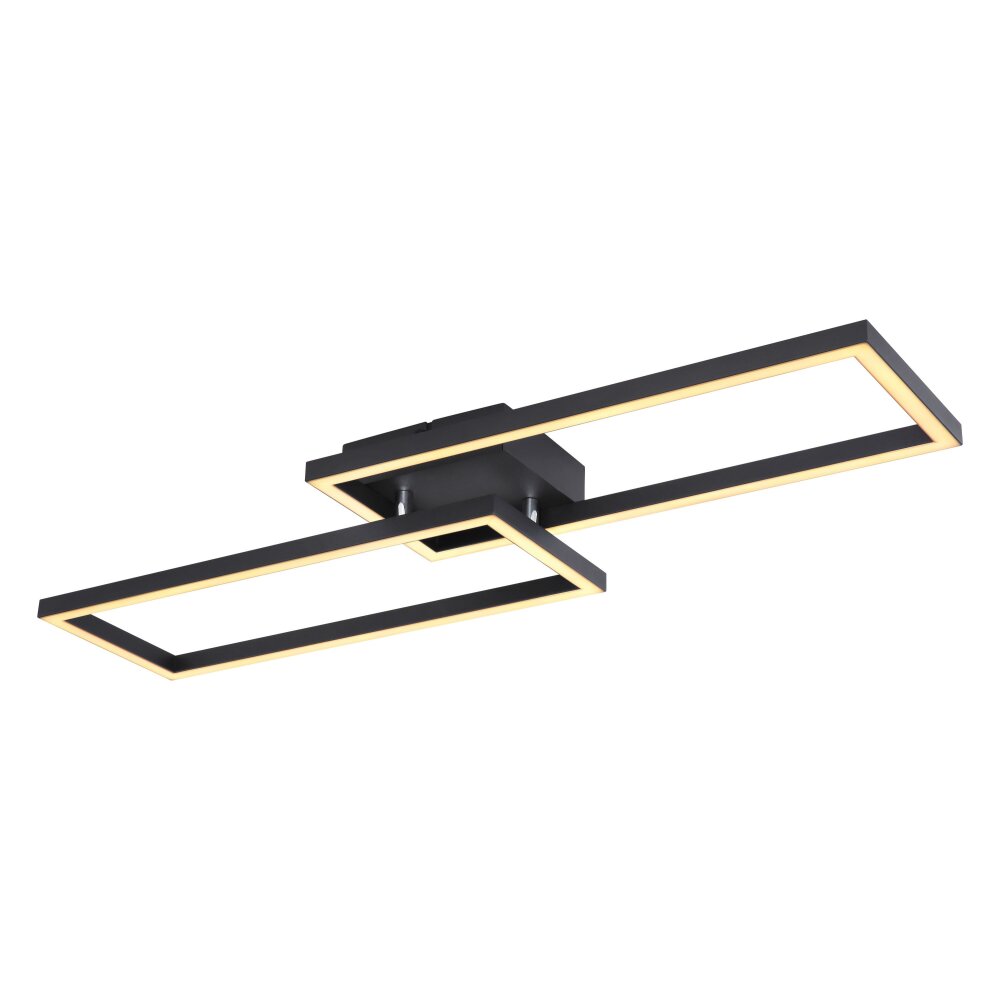 Globo TATJANA Deckenleuchte LED Schwarz, 1-flammig main product photo