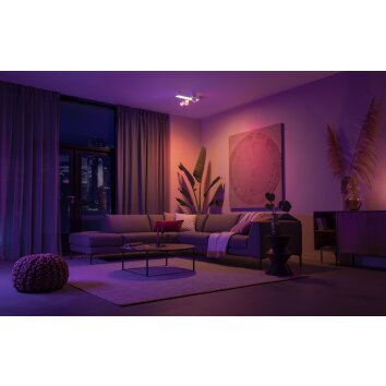 Philips HUE Centris Deckenleuchte LED Weiß, 3-flammig, Farbwechsler
