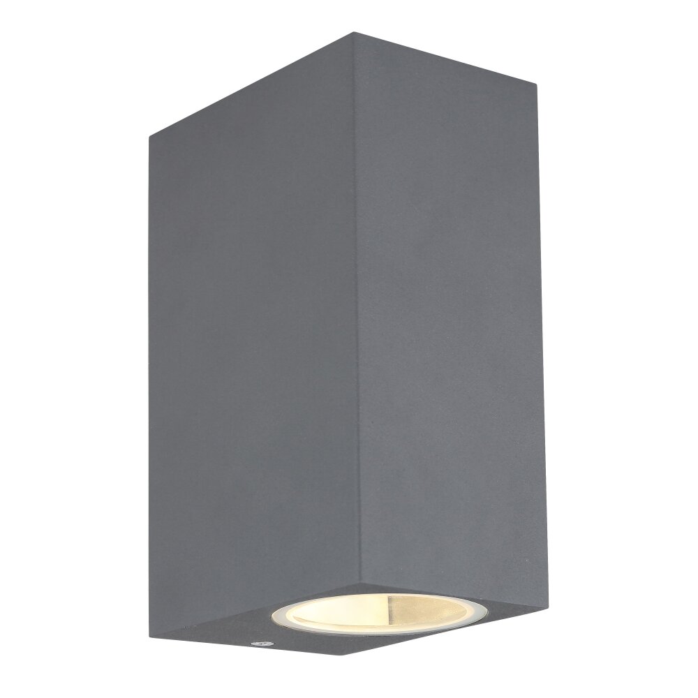 Globo VERONIKA Außenwandleuchte Anthrazit, 2-flammig main product photo