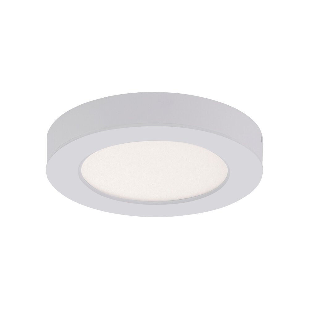 Leuchten Direkt OSKAR Einbau-/Aufbauleuchte LED Weiß, 1-flammig main product photo