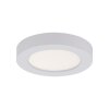 Leuchten Direkt OSKAR Einbau-/Aufbauleuchte LED Weiß, 1-flammig