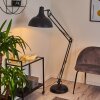 Hallsta Bogenlampe Chrom, Schwarz, 1-flammig