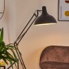 Hallsta Bogenlampe Chrom, Schwarz, 1-flammig