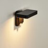 Bondarp Solar-Außenwandleuchte LED Schwarz, 1-flammig, Bewegungsmelder