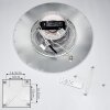 Marmorta Deckenventilator LED Weiß, 1-flammig, Fernbedienung