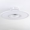 Marmorta Deckenventilator LED Weiß, 1-flammig, Fernbedienung