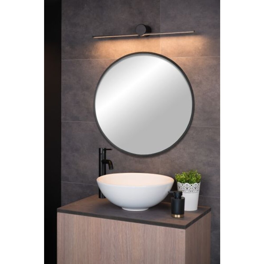 Lucide MIZAR Wandleuchte LED Schwarz, 1-flammig main product photo