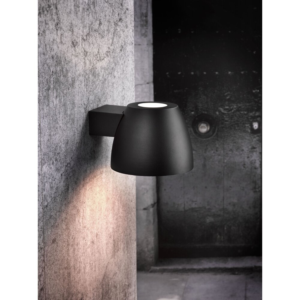 Nordlux BELL Außenwandleuchte Schwarz, 1-flammig main product photo