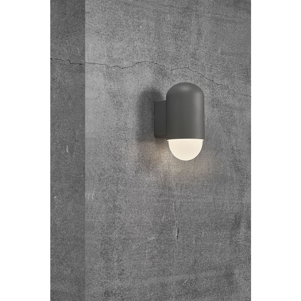 Nordlux HEKA Außenwandleuchte Anthrazit, 1-flammig main product photo