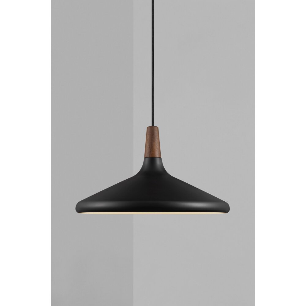 Design For The People by Nordlux NORI Hängeleuchte Braun, Schwarz, 1-flammig main product photo