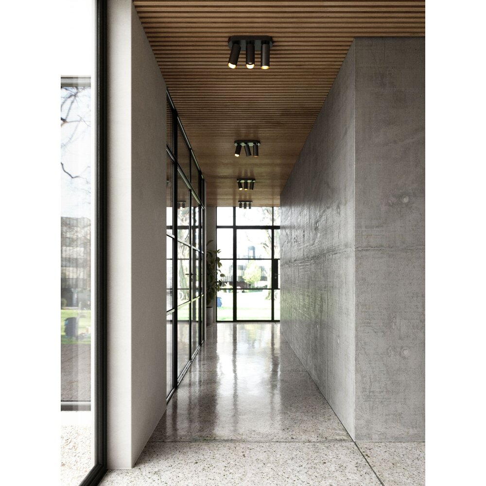 Design For The People by Nordlux MIMI Deckenleuchte Schwarz, 3-flammig main product photo