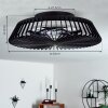 Rivarotta Deckenventilator LED Weiß, 1-flammig, Fernbedienung