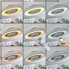 Penon Deckenventilator LED Silber, 1-flammig, Fernbedienung