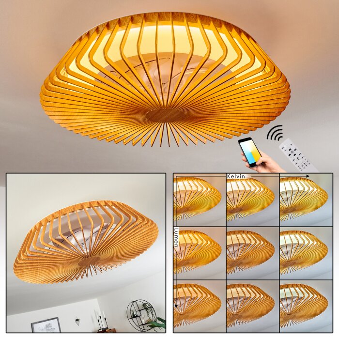 Rivarotta Deckenventilator LED Weiß, 1-flammig, Fernbedienung Rivarotta Deckenventilator LED Weiß, 1-flammig, Fernbedienung