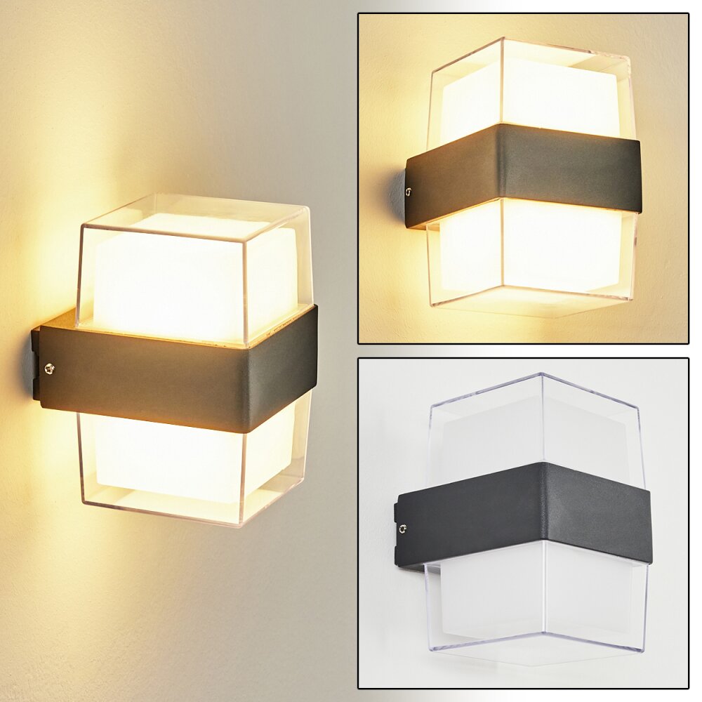 Cesta Außenwandleuchte LED Schwarz, 2-flammig main product photo