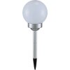 Globo Solar-Kugelleuchte LED Silber, 2-flammig