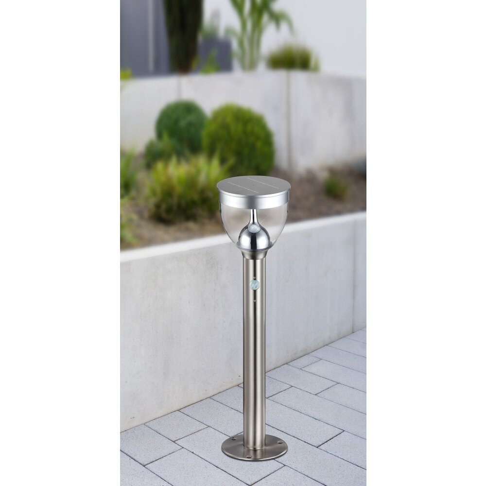 Globo Solar-Wegeleuchte LED Edelstahl, 20-flammig, Bewegungsmelder main product photo