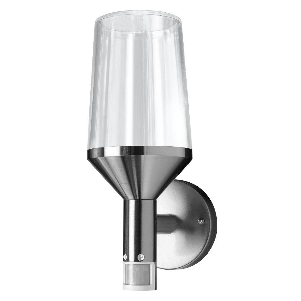 LEDVANCE ENDURA Außenwandleuchte Edelstahl, 1-flammig, Bewegungsmelder main product photo