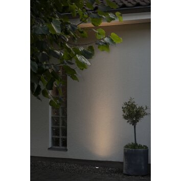 Konstsmide Bodeneinbauleuchte LED Schwarz, 1-flammig
