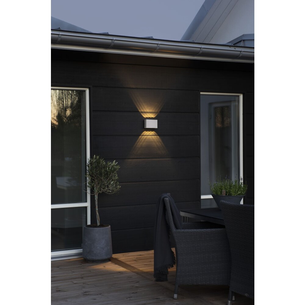 Konstsmide Chieri Außenwandleuchte LED Weiß, 8-flammig main product photo