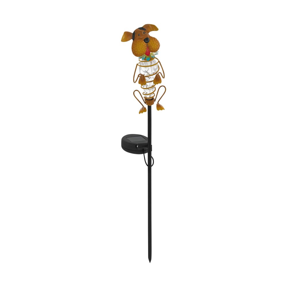 Eglo HUND Solarleuchte LED Schwarz, 4-flammig main product photo