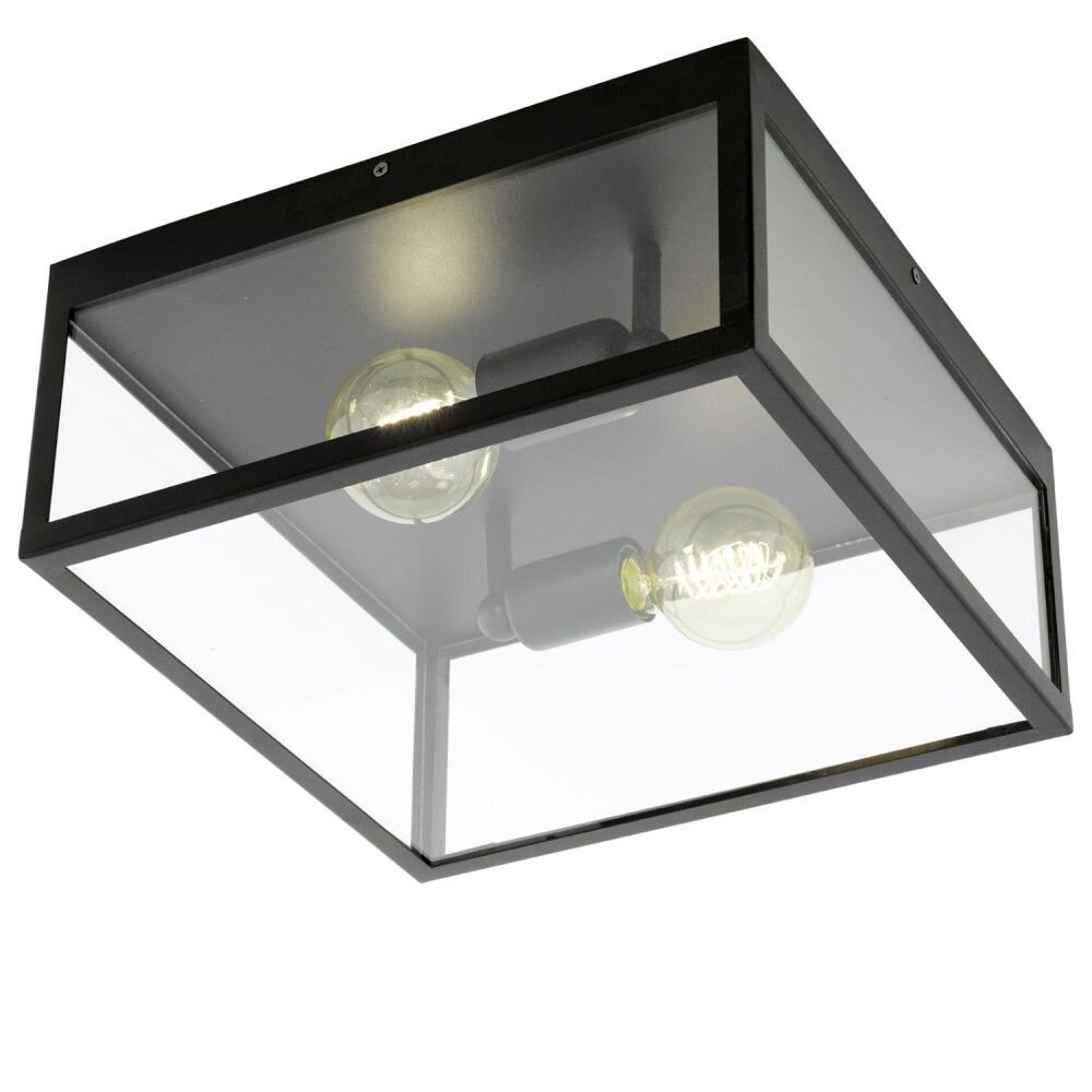 Eglo CHARTERHOUSE Deckenleuchte Schwarz, 2-flammig main product photo