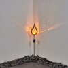 Rovinj Solar-Kugelleuchte LED Rostfarben, 1-flammig