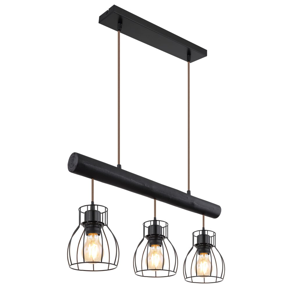 Globo MINA Hängeleuchte Schwarz, 3-flammig main product photo