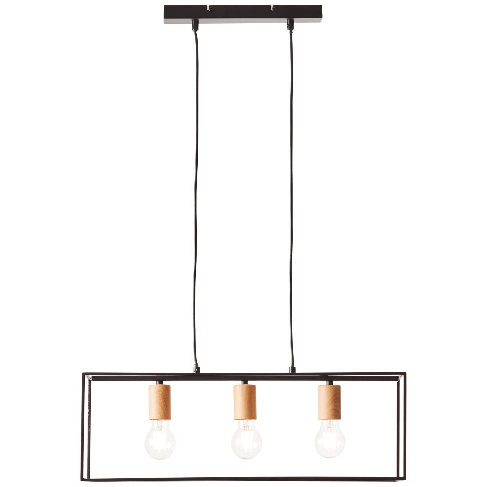 Brilliant Arica Pendelleuchte Schwarz, 3-flammig main product photo