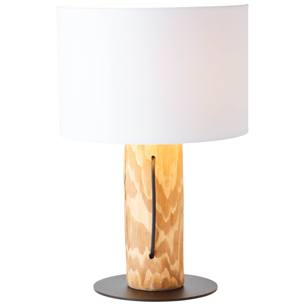 Brilliant Jimena Tischleuchte Holz hell, Schwarz, 1-flammig main product photo