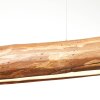 Brilliant Odun Pendelleuchte LED Holz hell, Schwarz, 1-flammig