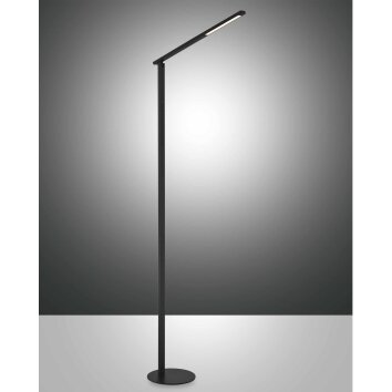 Fabas Luce Ideal Stehleuchte LED Schwarz, 1-flammig