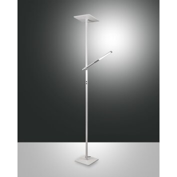 Fabas Luce Ideal Deckenfluter LED Weiß, 2-flammig